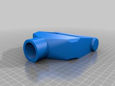 High durability replacement snow shovel for 29mm wood handle remix with 30% plastic savings and better reliability.