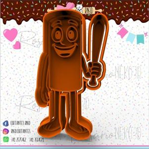 TUNG TUNG TUNG SAHUR cookie cutter - brainrot cookie cutter