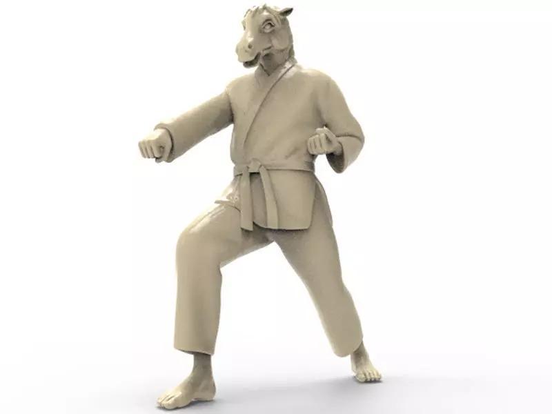 Horse Zenkutsu Dachi Stance