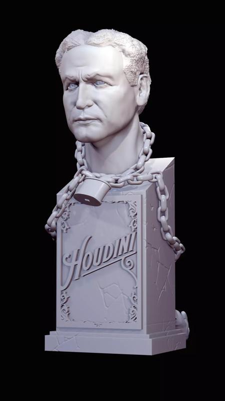 Houdini bust