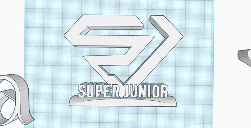Super Junior, SJ or SuJu Kpop Display Ornamnent