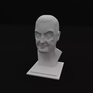 Antonio de Curtis sculpt - Printable bust