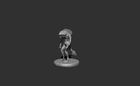 Deep one miniature DND