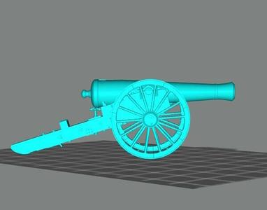 28MM ACW 32PDR SIEGE & GARRISON GUN
