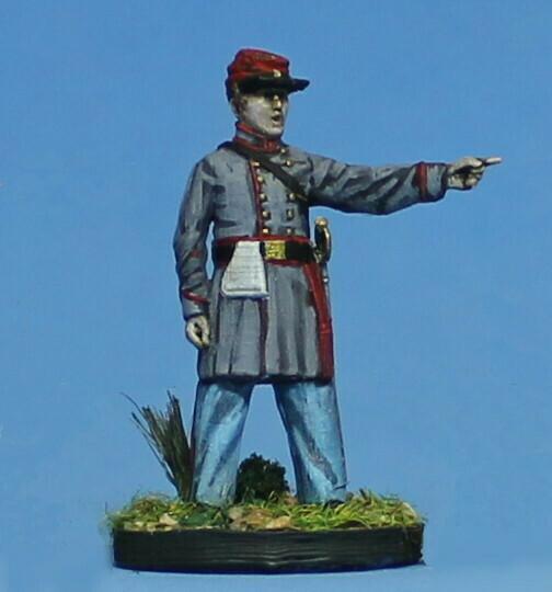 15MM ACW CSA ARTILLERY OFFICER