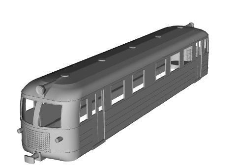 Portuguese metre gauge series 9100 railcar 1/32 scale