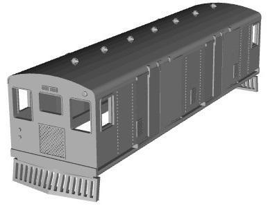 Bermuda Railway(standard Gauge) Motor Freight Vans 30/31 1/100 scale