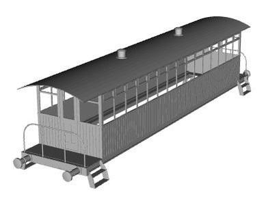 Brill Tramway(Oxford and Aylesbury) coach 1/43 scale