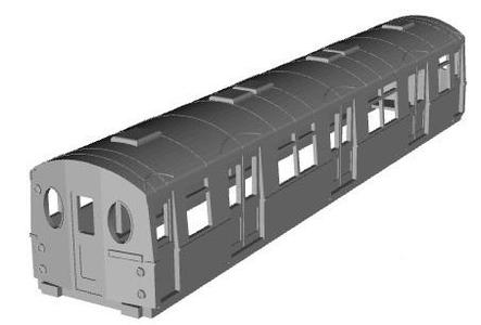 District line F stock Double ended motor coach 1/43 scale