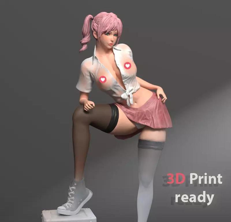 Pink Skirt 3D print model - Sweetie girl