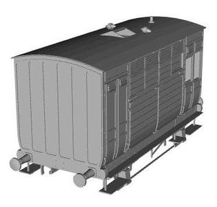 Metropolitan Railway Horsebox nos 4 to 10 1/148 scale