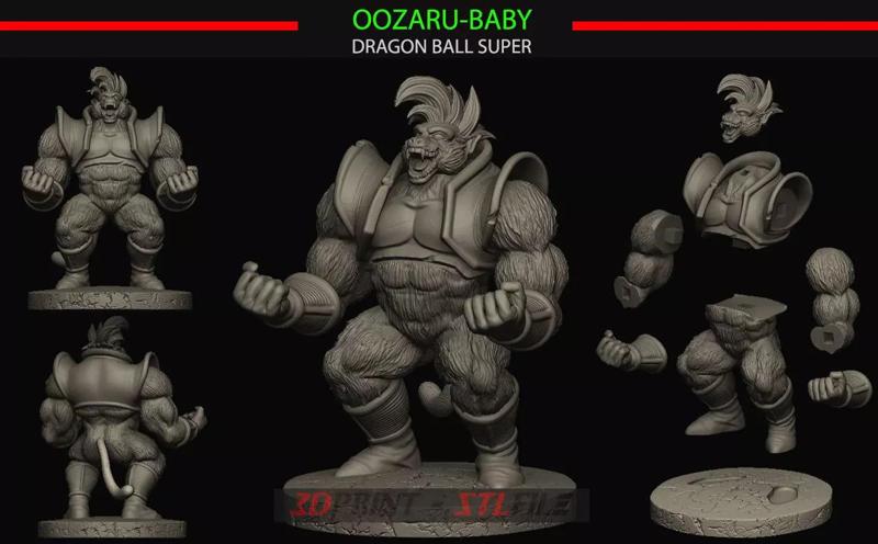 Oozaru - BABY - Dragonball Fighter 3D print model