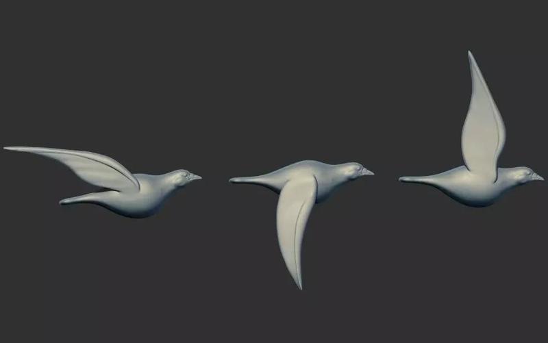 Pigeon bird figurine statue virgin art Multi Poses