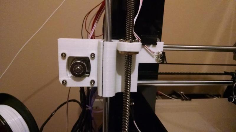 HIC Prusa I3 X-axis Motor Carriage *OFFSET Z-AXIS RODS*