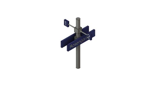 Platform signs and numbers