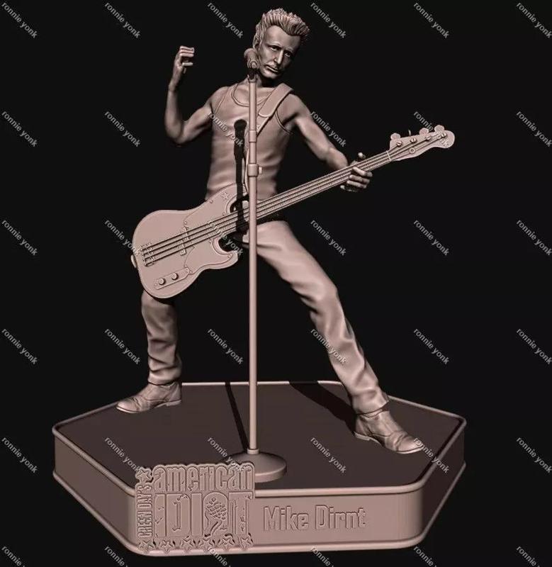 Mike Dirnt 3D Printable Figure