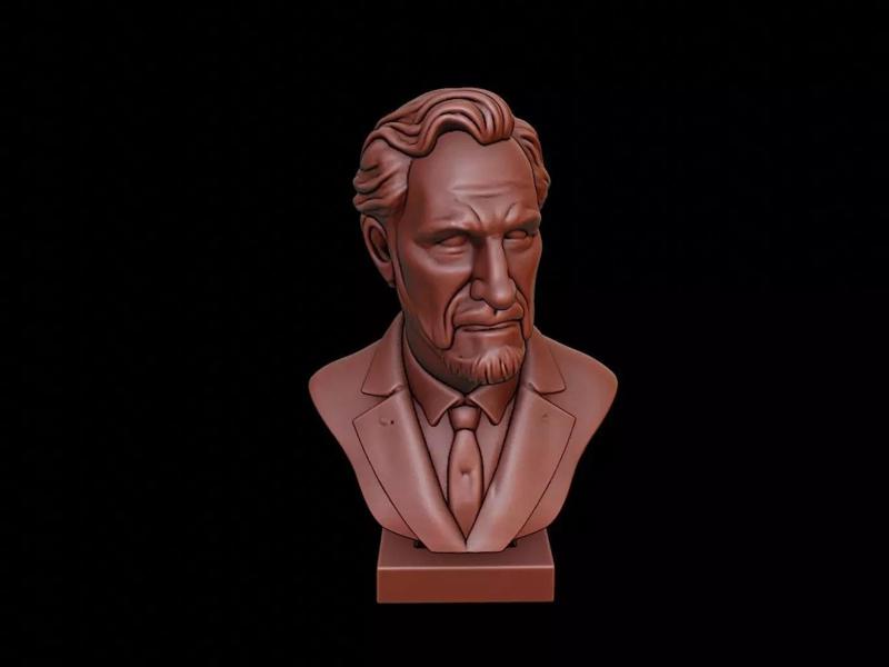 Michael Faraday Bust