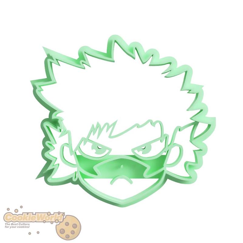 Bakugo My Hero Academy cookie cutter & stamp