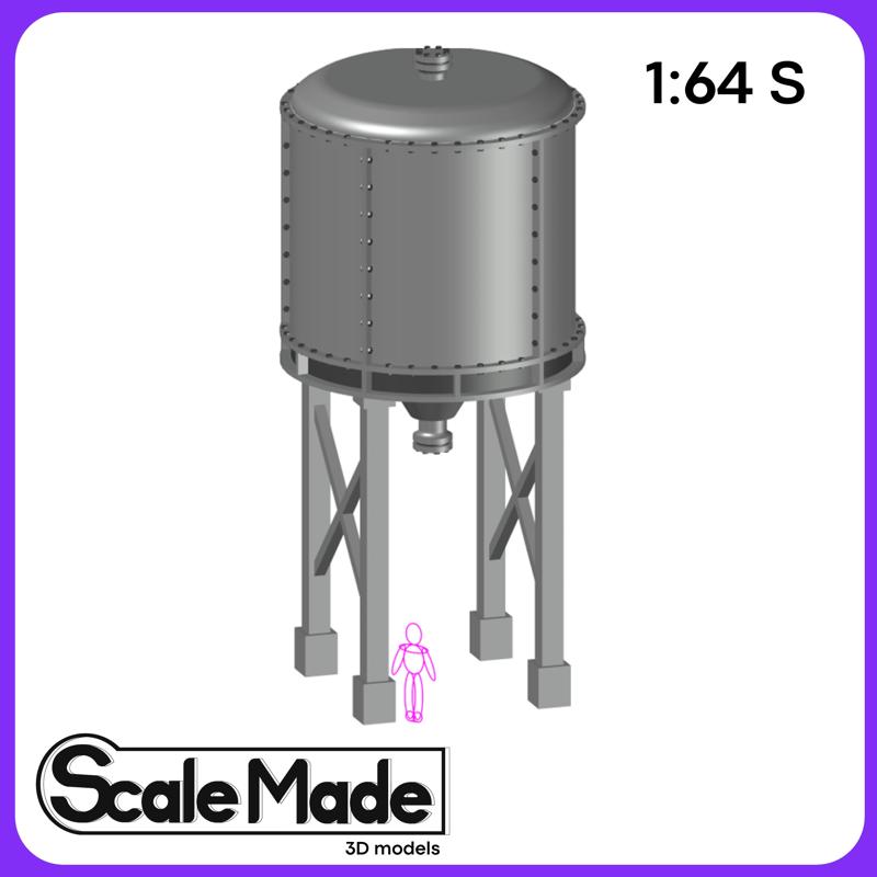 Water Tower - S scale 1:64