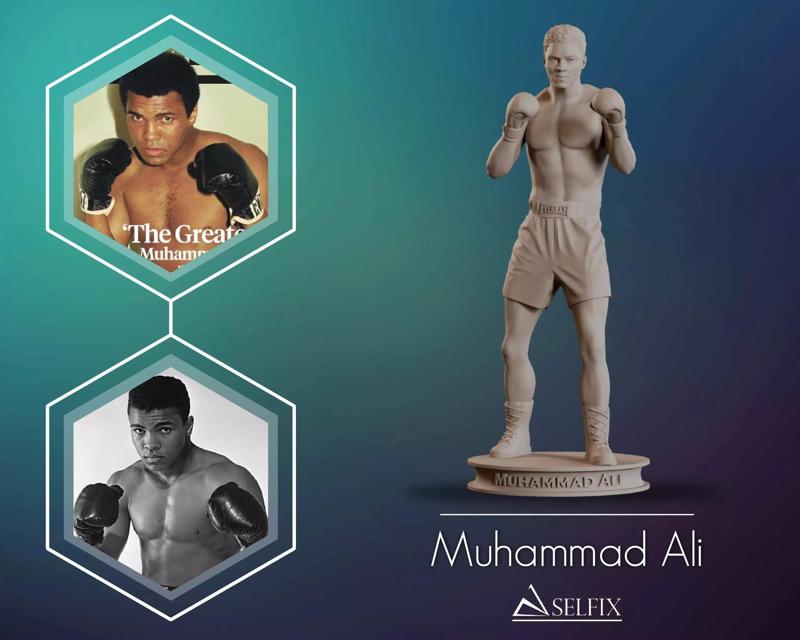 Muhammad Ali Full-body Sculpture