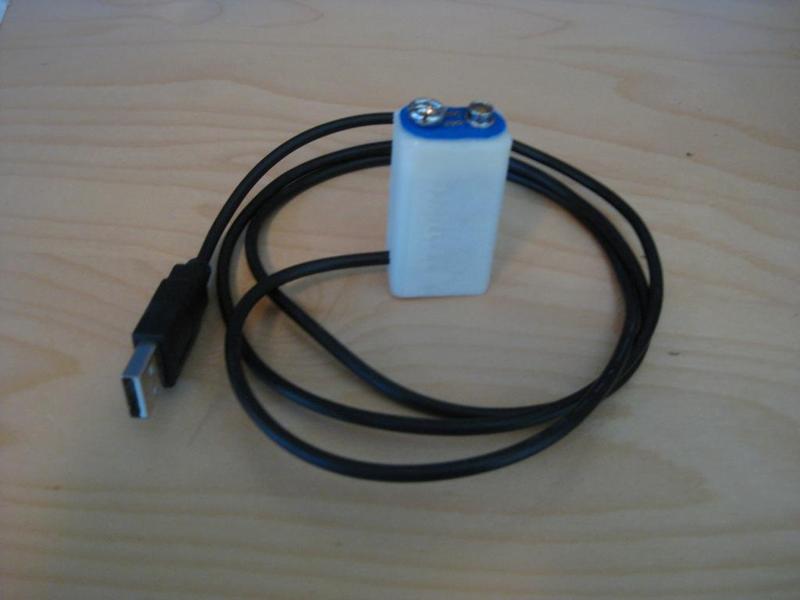 9v USB Battery