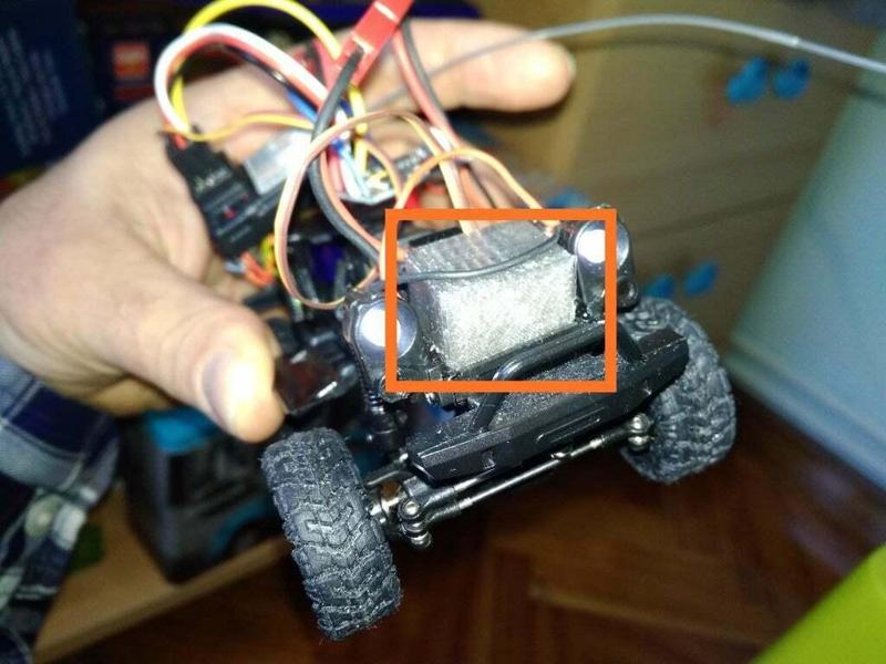 Orlandoo Hunter steering servo Emax 9251 adaptation