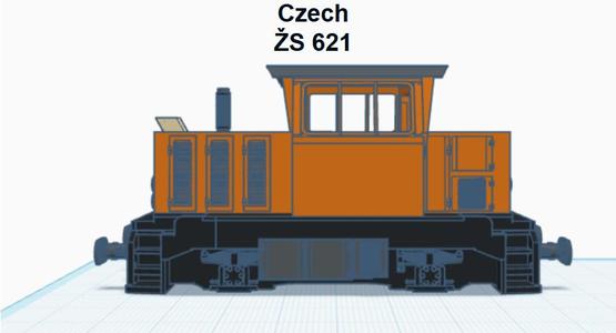 ŽS 621 (aka de2)(HO SCALE)
