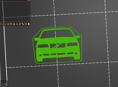 Volvo 850 front silhouette