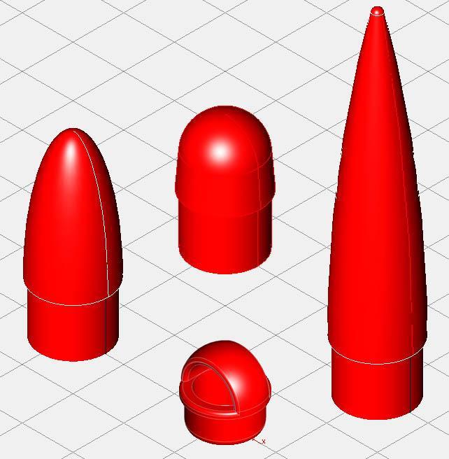 Centuri 5 Series Plastic Nose Cones.