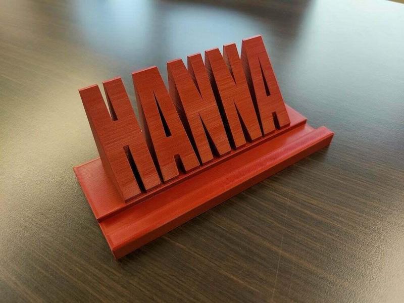 Personalized Tablet-Stand "Hanna" & "Philipp"