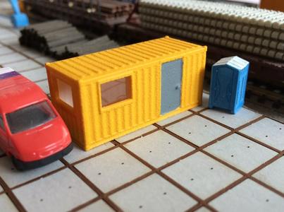 N Scale Office Container