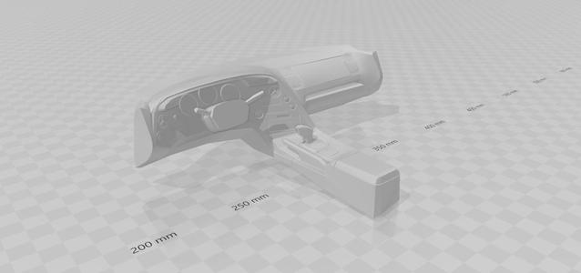 1/10 Toyota Supra dashboard