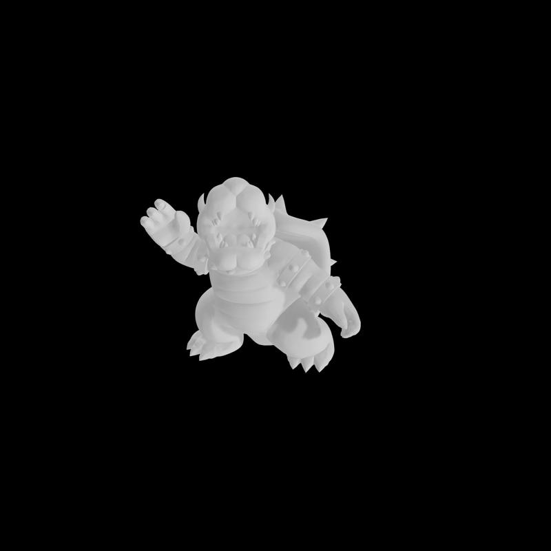 MARIO BOWSER STATUE 2