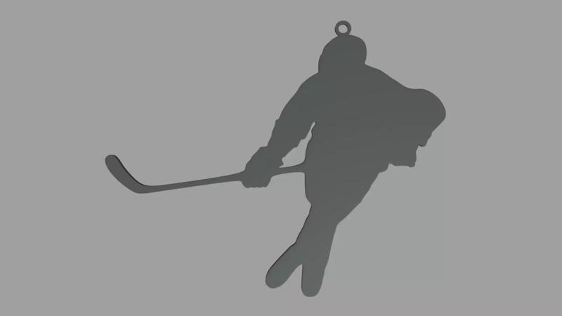 Hockey Key Ring Chain 03