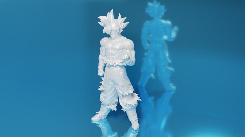 Goku Ultra Instinct Fight Pose - HD Remix