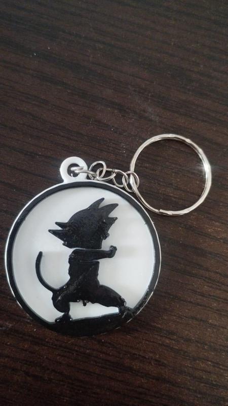 key ring Goku training