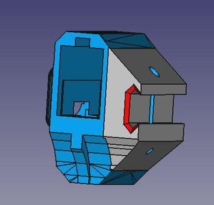 Holster Glock SET for rail. From Fran_Solo original design.