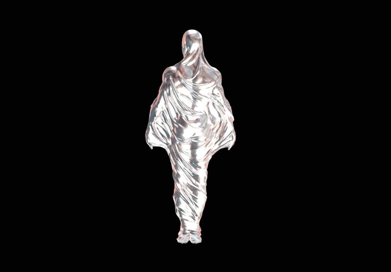 Classic veiled marble sculptures, male