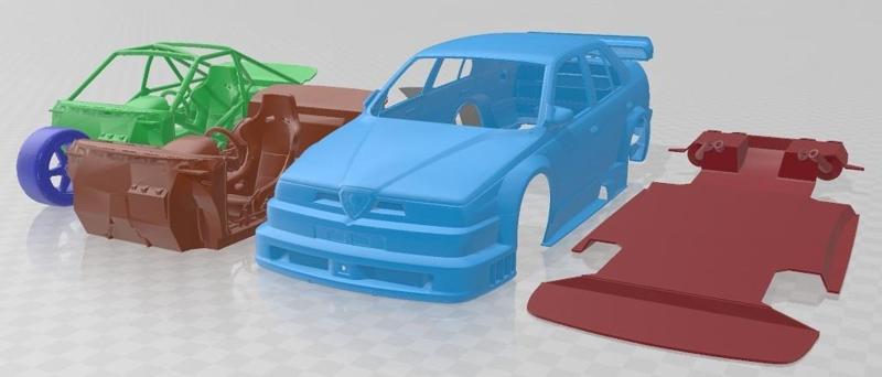 Alfa Romeo 155 V6 TI Printable Car