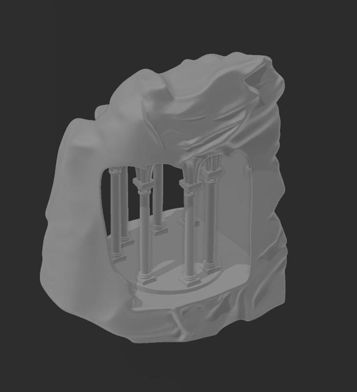 Marble sculpture style Deco 02