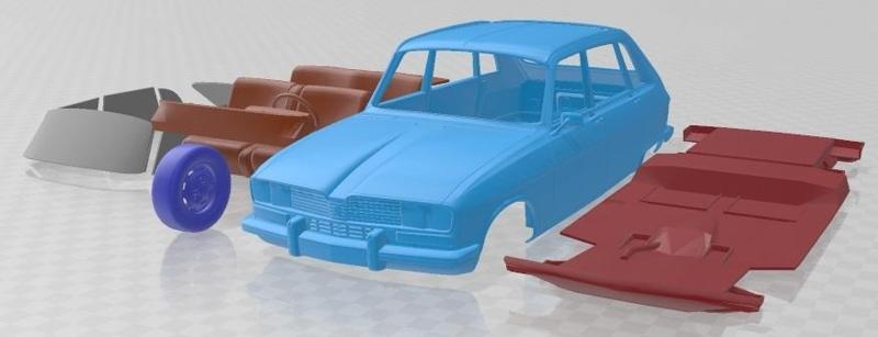 Renault 16 TX Printable Car