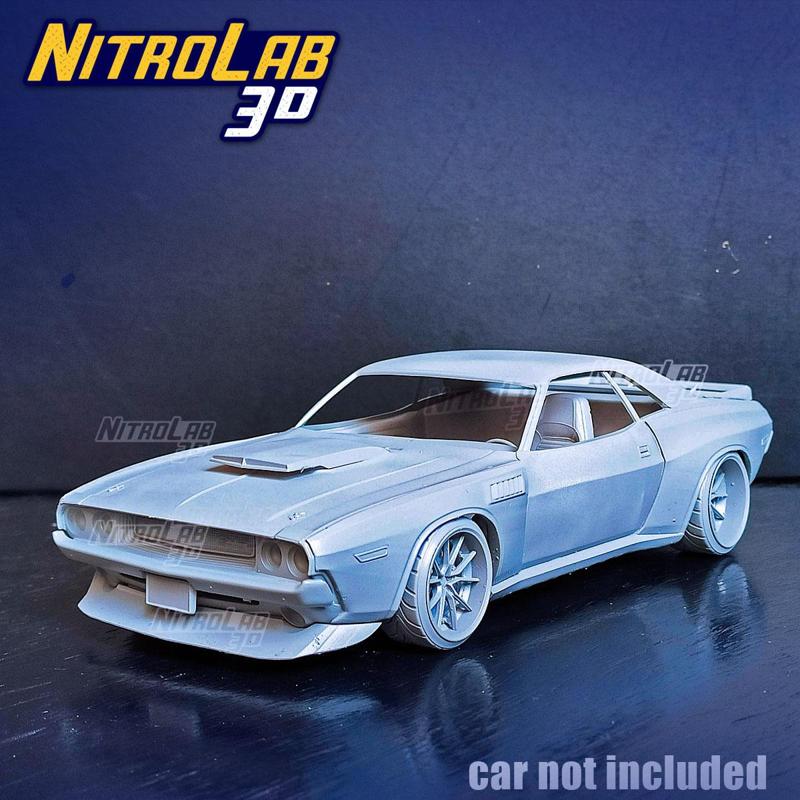 Challenger Bodykit for Revell 1-24 - NITROLAB3D