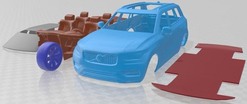 Volvo XC 90 2022 Printable Car