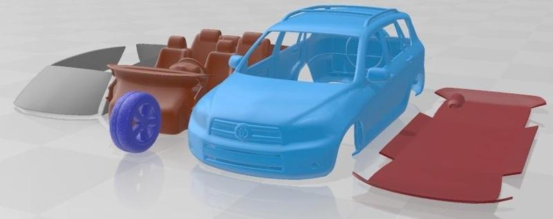 Toyota Rav 4 2006 Printable Car