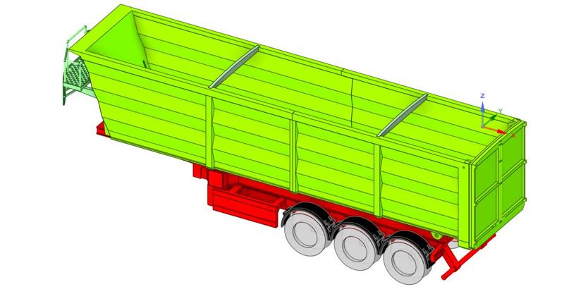 Siku Control tipper trailer 1:32 scrap body