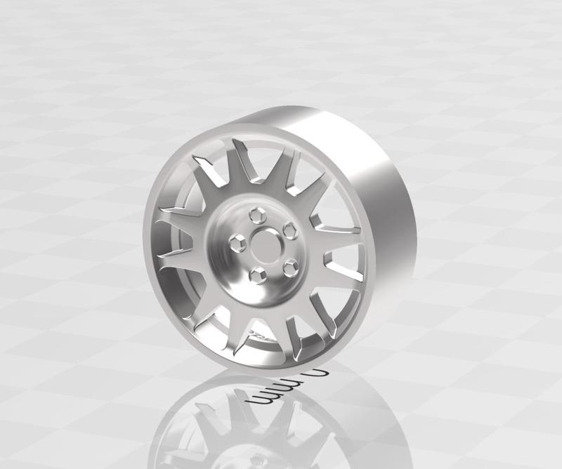 Fondmetal Evo corse wheels for scale model 1/18 1/24 etc.