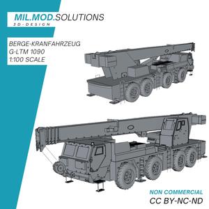 Recovery/crane vehicle G-LTM 1090 German Armed Forces