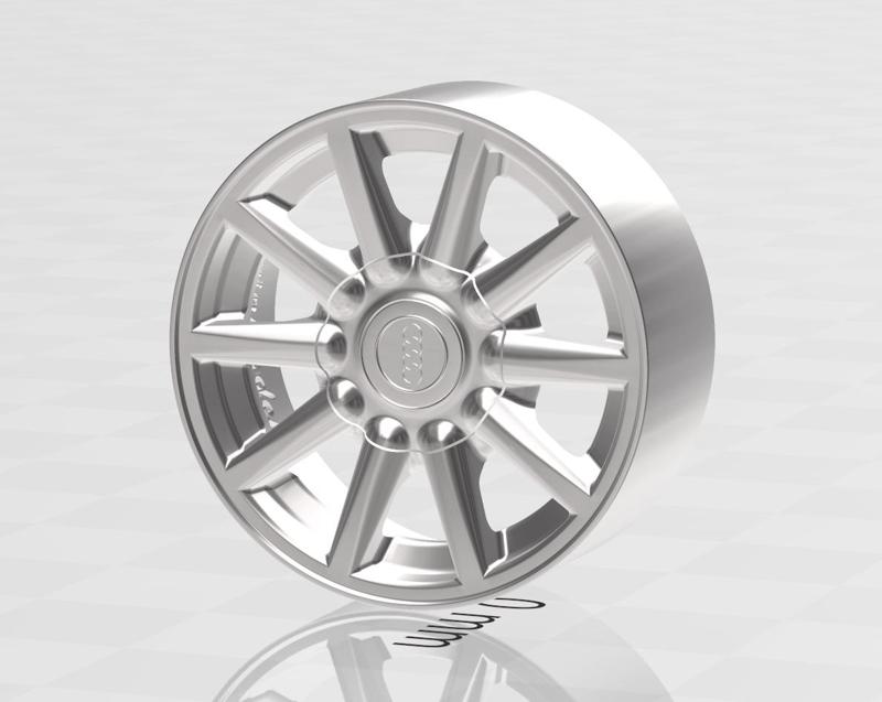 Audi speedline sl715 wheels for scale model 1/18 1/24 etc.