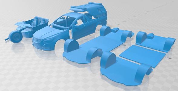 Holden Commodore Ute Eevok Police 2013 Printable Car