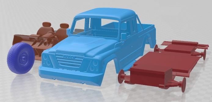 Iveco Massif Pickup 2011 Printable Car